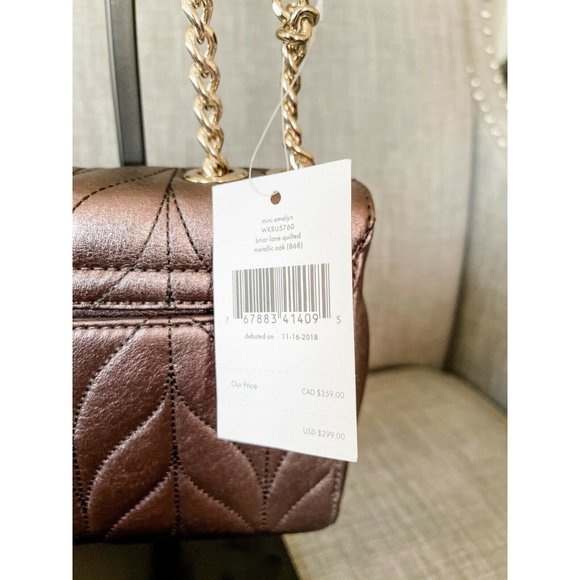 NWT Kate Spade Mini Emelyn Briar Lane Quilted - Picture 9 of 10